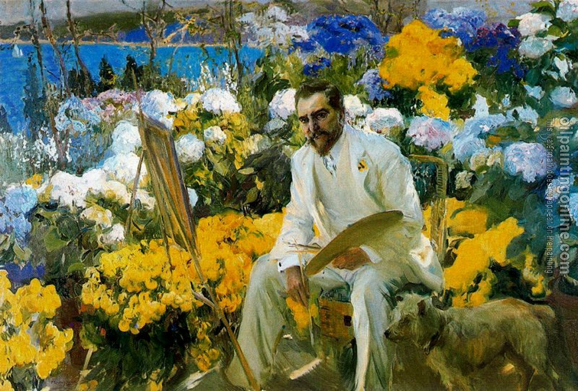 Joaquin Sorolla y Bastida - Louis Comfort Tiffany